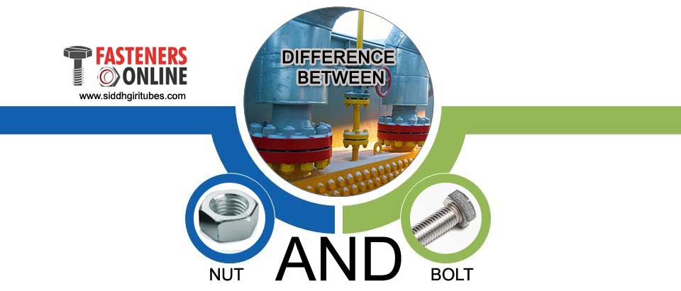 Difference Between Nut and Bolt Difference Between Nut and Bolt