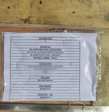 SS 304 Fasteners Packaging