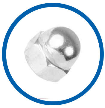 Alloy 304 Dome Nuts Alloy 304 Dome Nuts