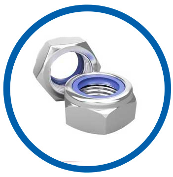 INOX 304H Nylon Insert Nuts INOX 304H Nylon Insert Nuts