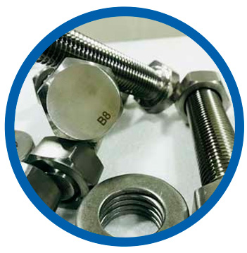 SA 193 Gr B8 High Tensile Bolts SA 193 Gr B8 High Tensile Bolts